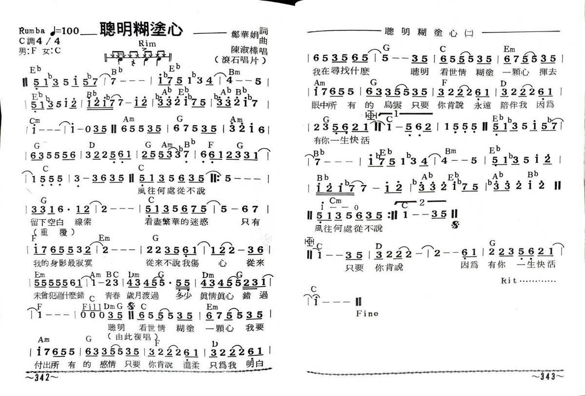 姚臻訪問阿本老師 教大家唱【聰明糊塗心】附上歌譜給大家喔