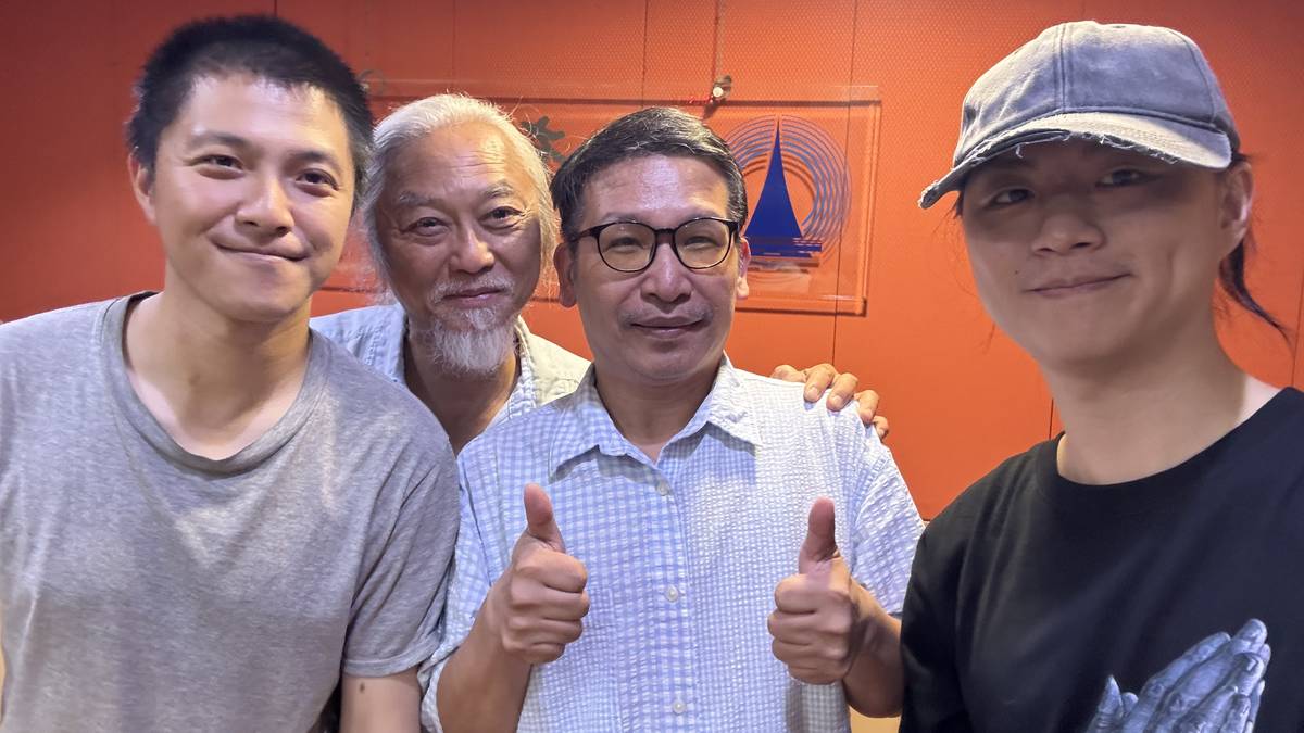 鋼琴家李世揚。香港音樂家龔志成。主持人白天。香港音樂家江逸天