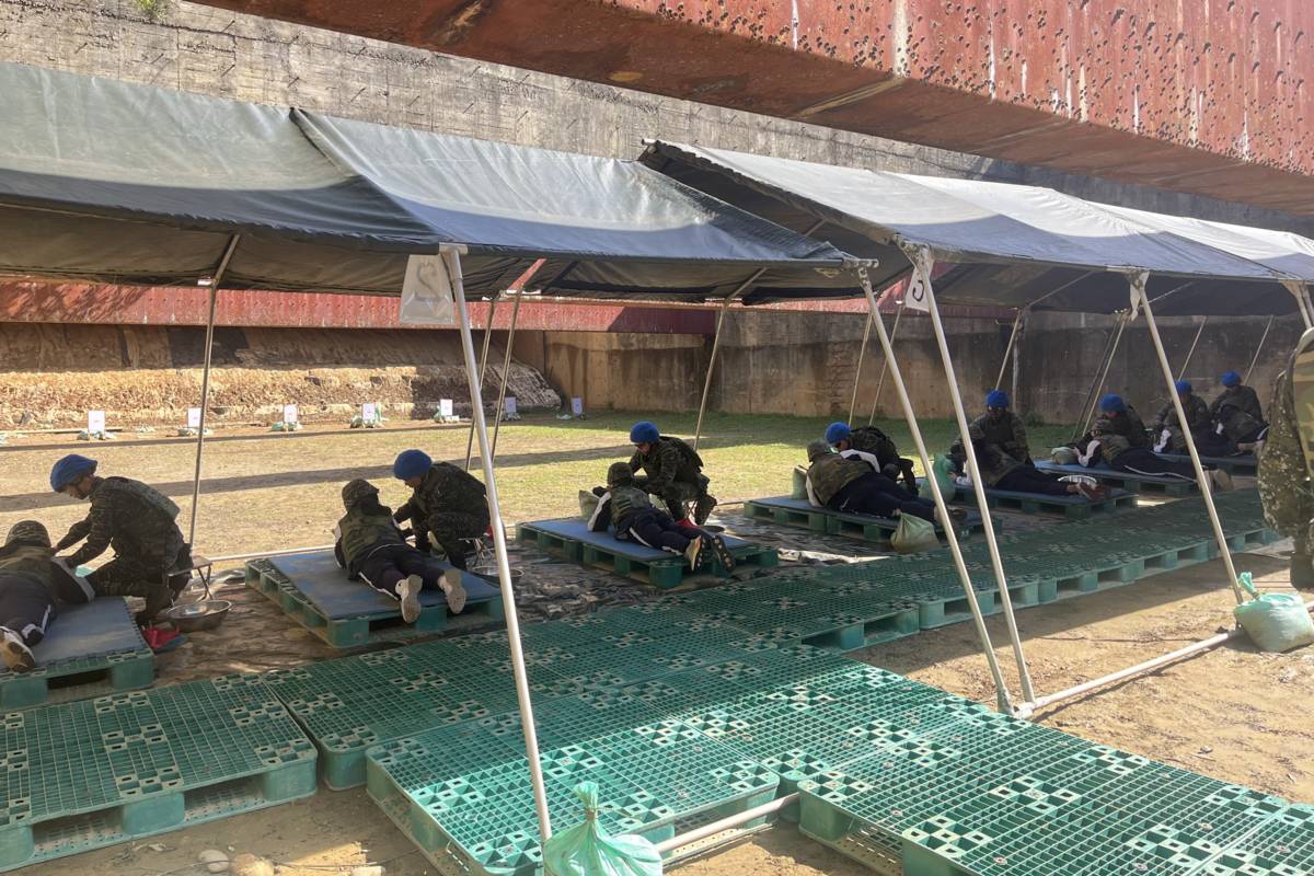 協和祐德高中學生進行實彈射擊體驗