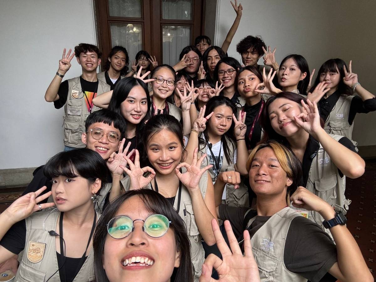 文化總會校園大使藝文聯誼茶會(文總提供)。