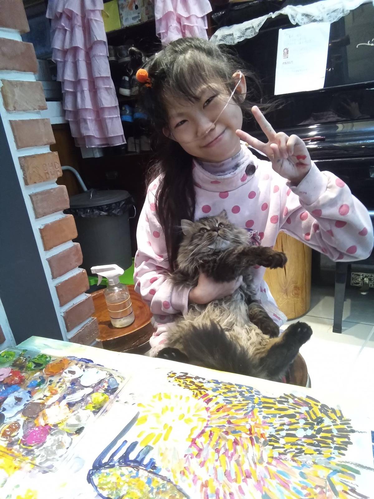 總統教育獎得主國小組尹雅汕同學 (教育部提供)