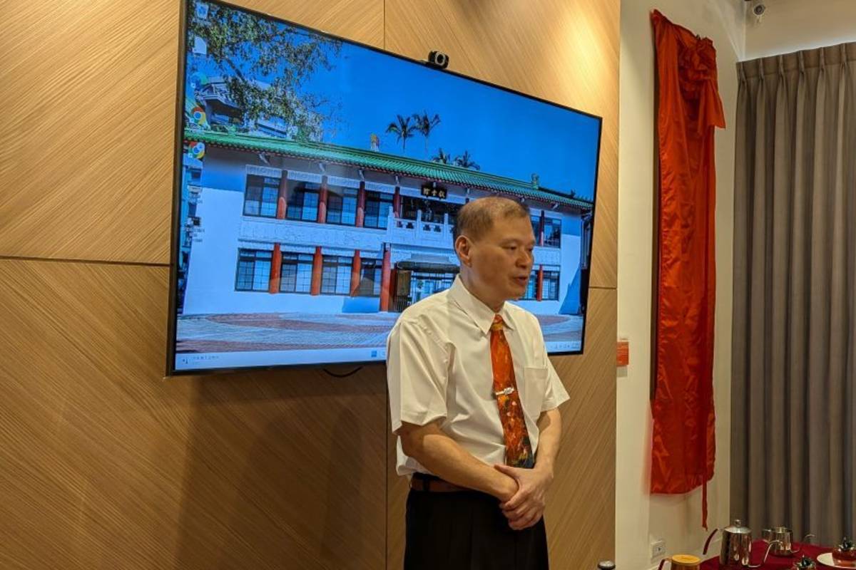 中華孔孟學會理事長邱昌其表示，靠政府的力量才能把好的建築物保存下去