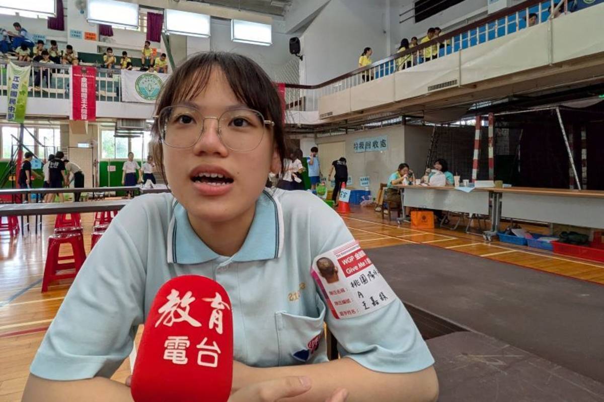 陽明高中學生王嘉鎂表示，在金融戰略王競賽中要能穩住心態，才可展現實力