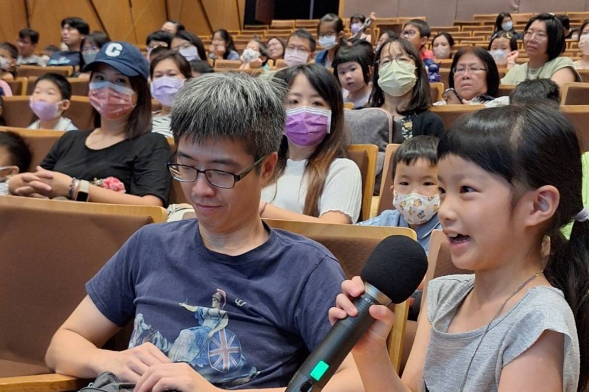 信誼兒童動畫放映會會後搭配映後討論，鼓勵孩子勇敢表達觀點和感受(圖片來源:信誼基金會)
