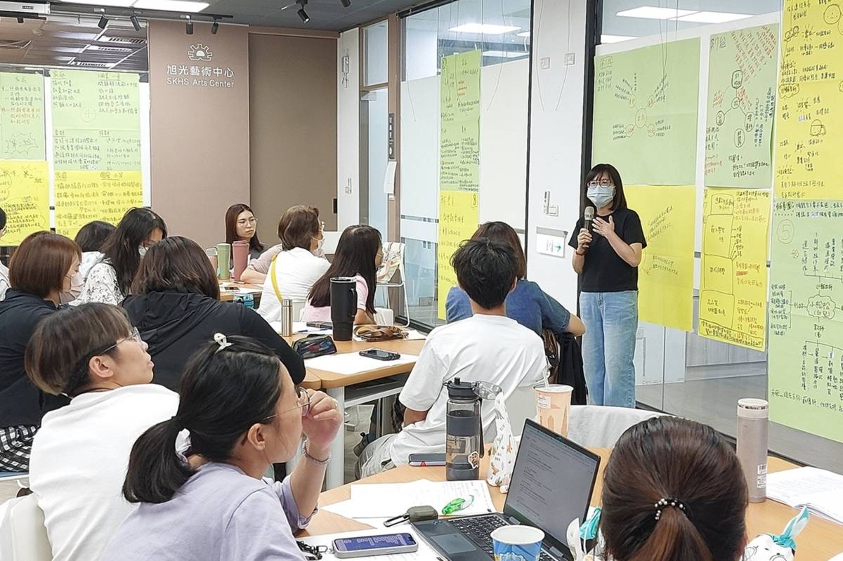 國立臺北教育大學幼兒與家庭教育學系盧明副教授進行成果分享回饋