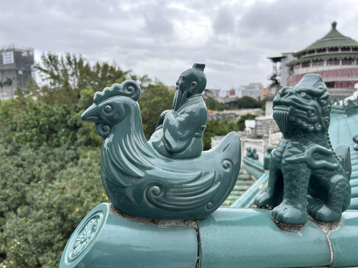 史博館「時光旅行團-遇見奇蹟有好飾」1日夏令營，以「騎雞仙人」為主角帶領孩子認識經典館藏。(史博館提供)