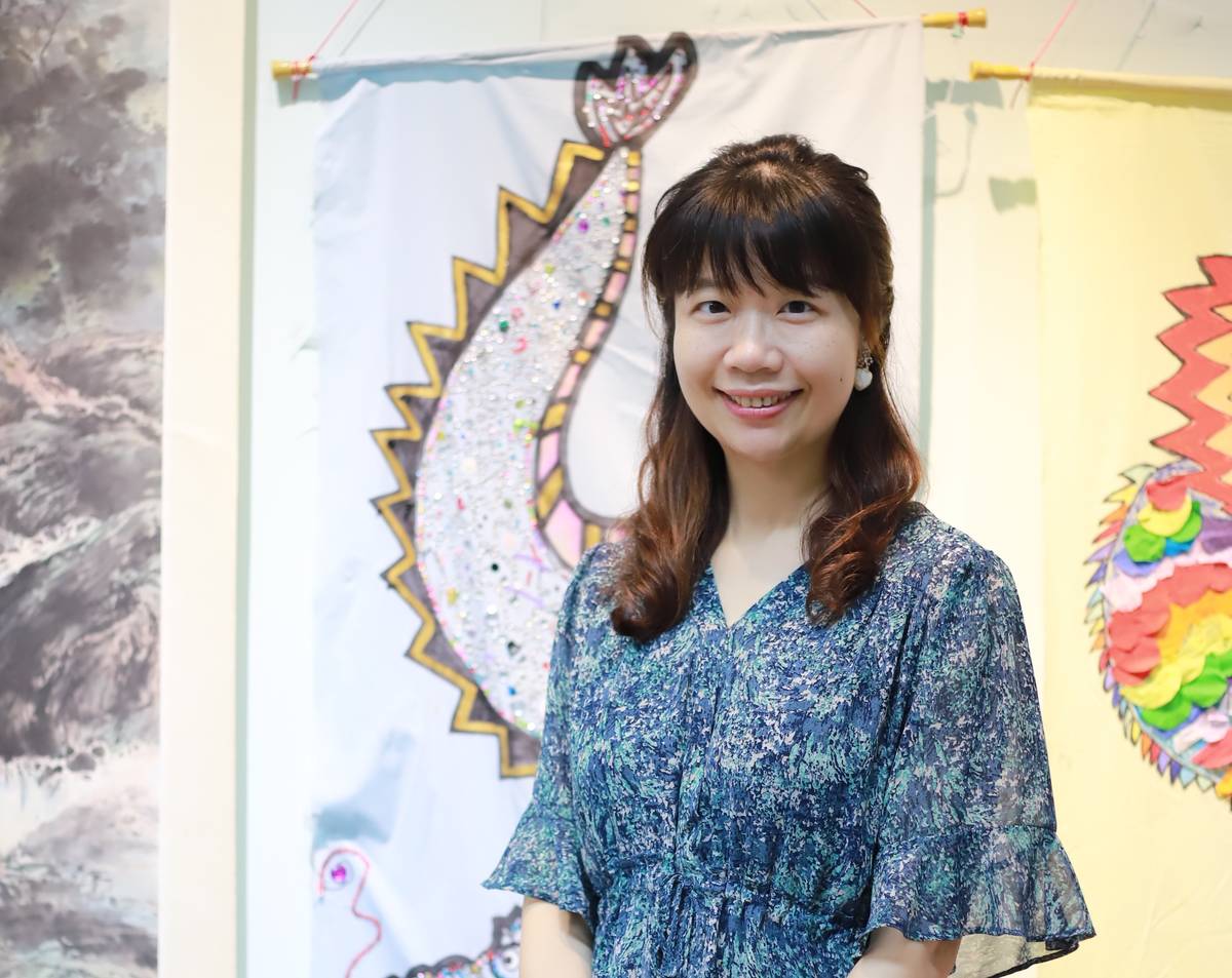 中港國小林涵容老師以藝術開啟孩子心門