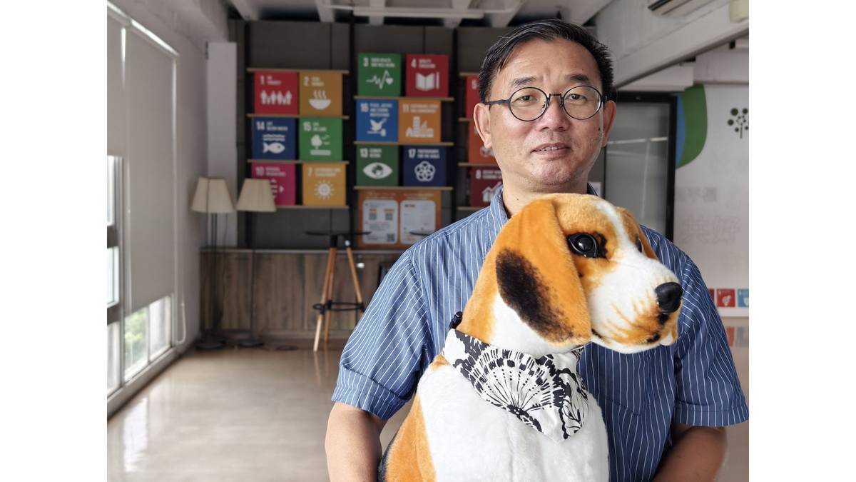 台中創新實驗基地的計畫主持人 魏彰志博士。攝於台中社會創新實驗基地。