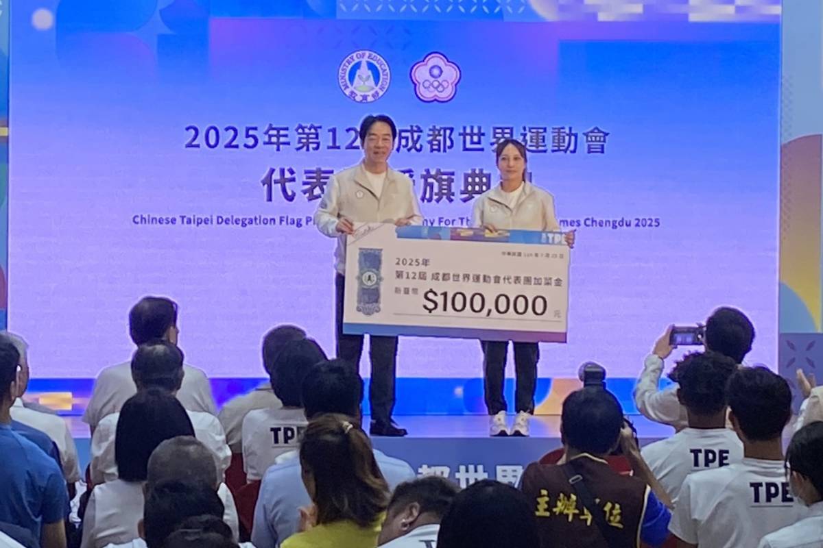 目前代表團全體選手與教練正全力投入最後階段的備戰，預計自7月29日起分批出發前往成都參賽。(記者蘇瑞雯拍攝)