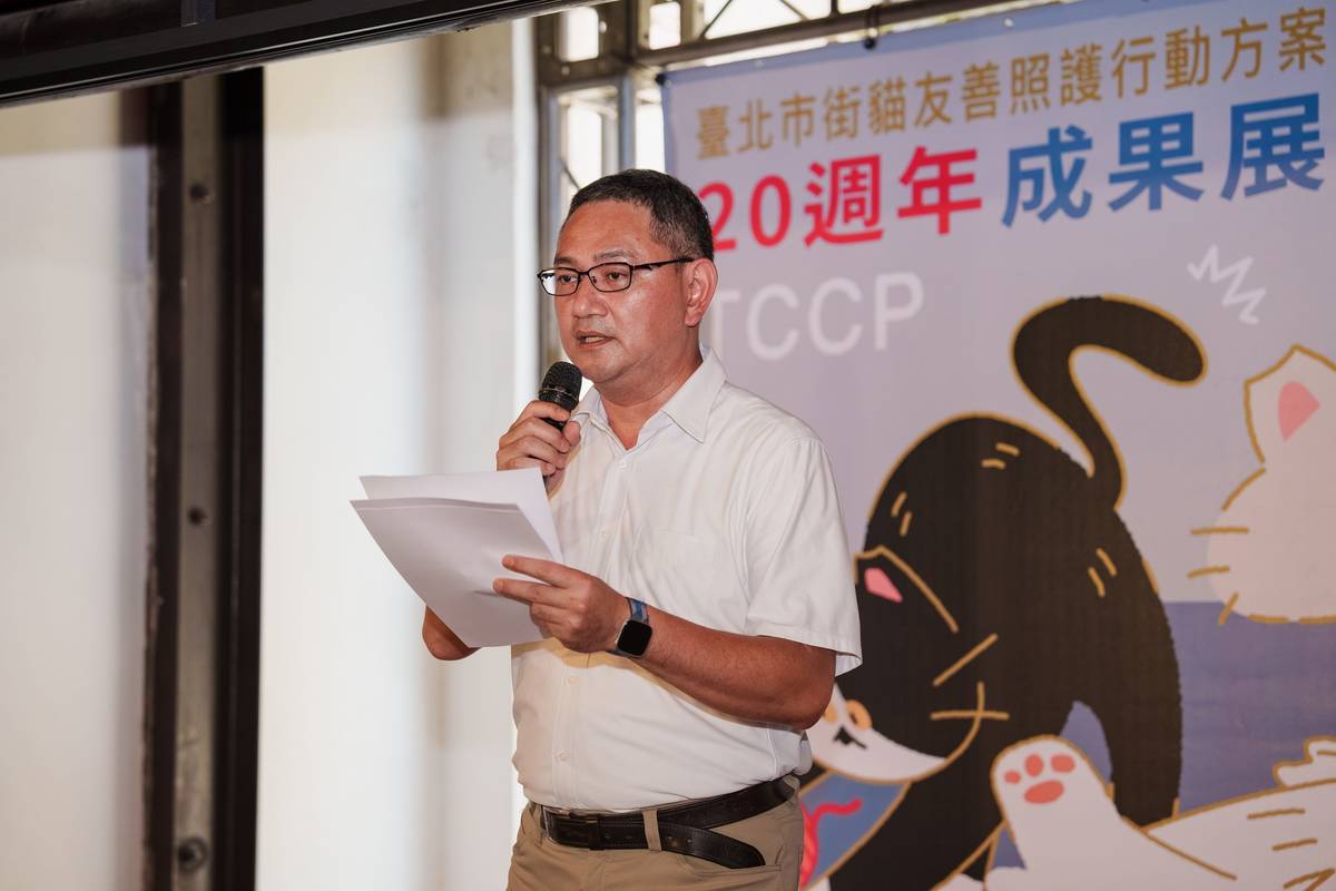 北市動保處陳英豪處長表示，TCCP方案有5.5萬隻街貓完成絕育，減少30萬隻以上的街貓出生