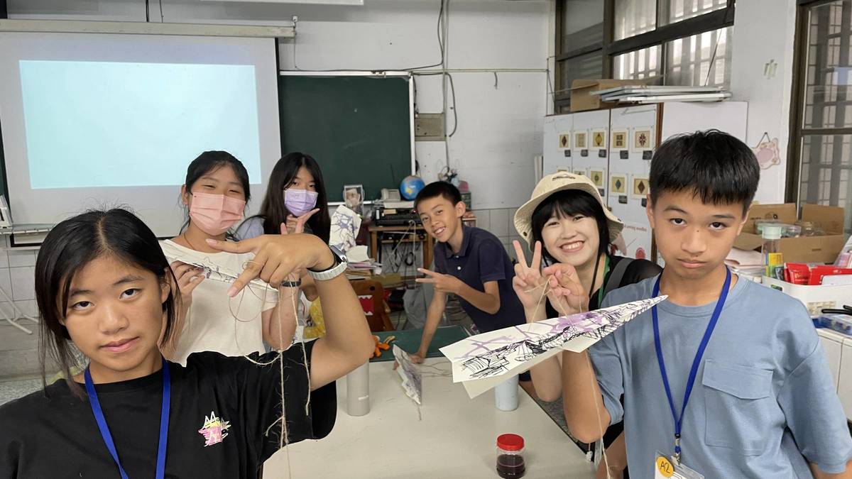 「寶桑涼一下」美術營(照片由北藝大團隊提供)