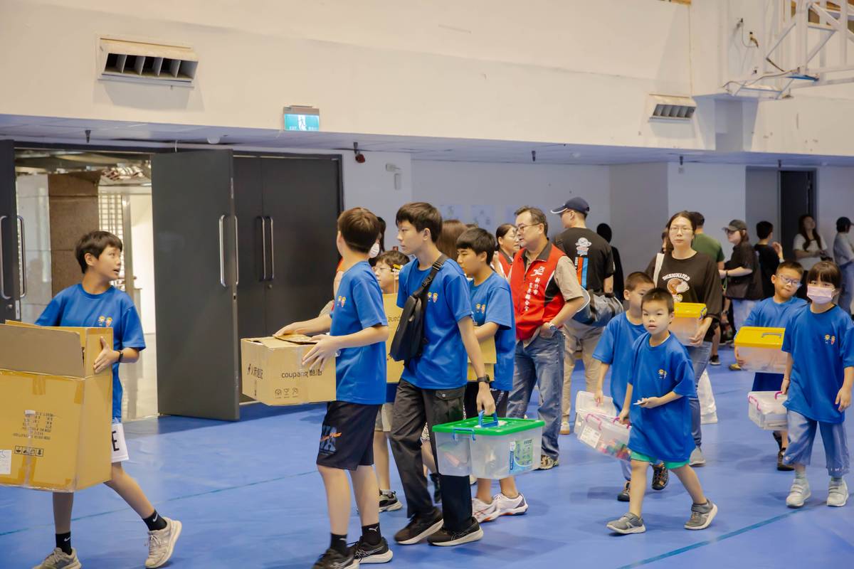參賽學生備賽情形。（新竹市政府提供）