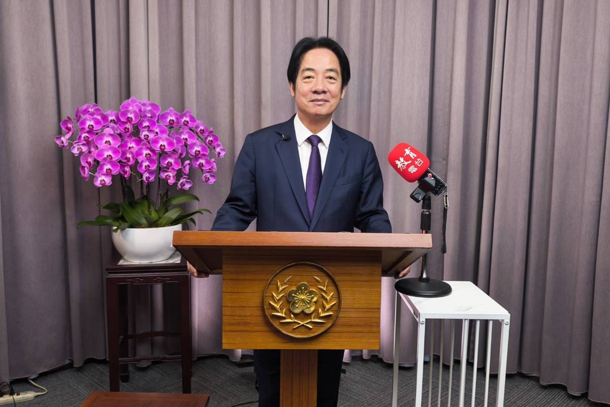 賴清德總統特別為全國教師錄製教師節賀詞。