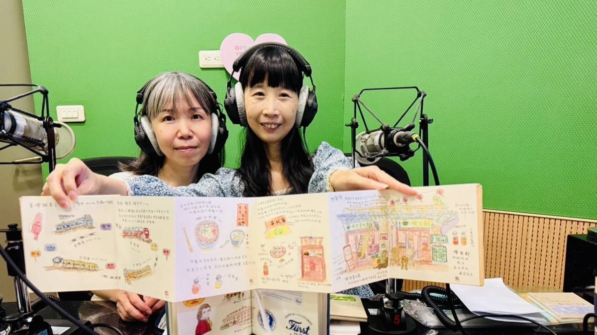 城市速寫藝術家林清如、林秀華老師