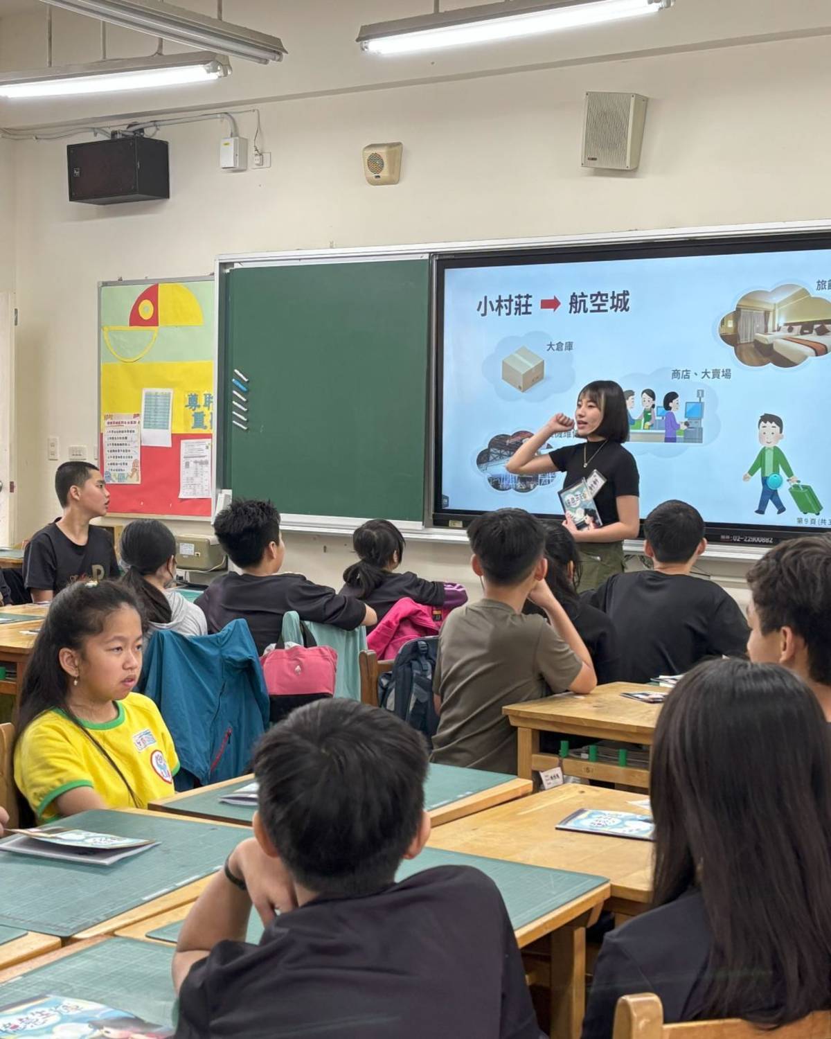 中原大學學生團隊學校上課情形。(中原大學提供)