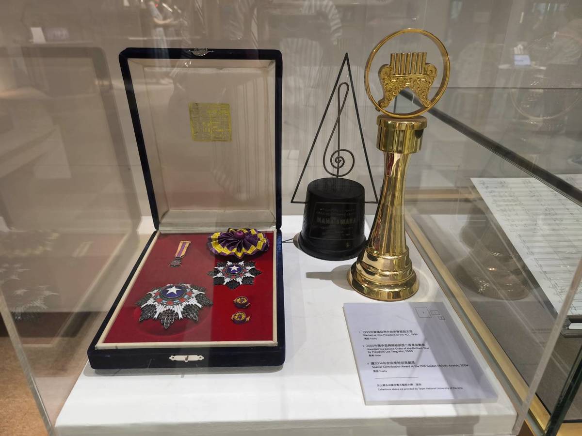 「《看見音樂 聽見畫》馬水龍逝世十周年紀念特展」展場。