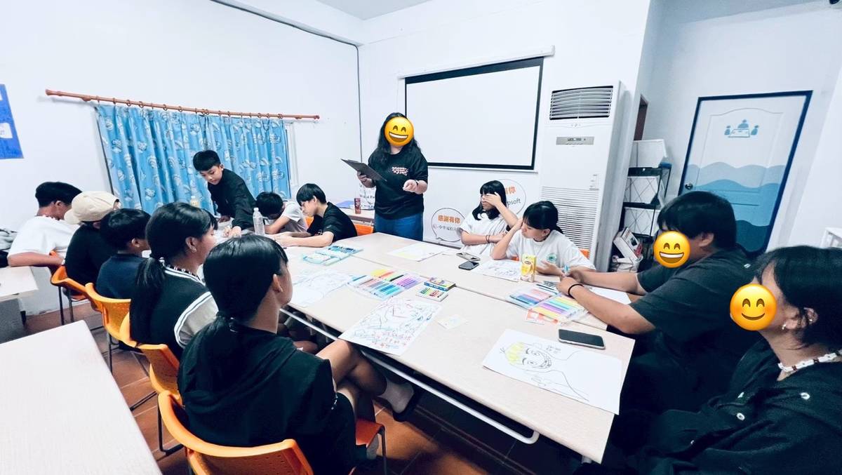 蘭嶼青發中心青少年學習靜態活動