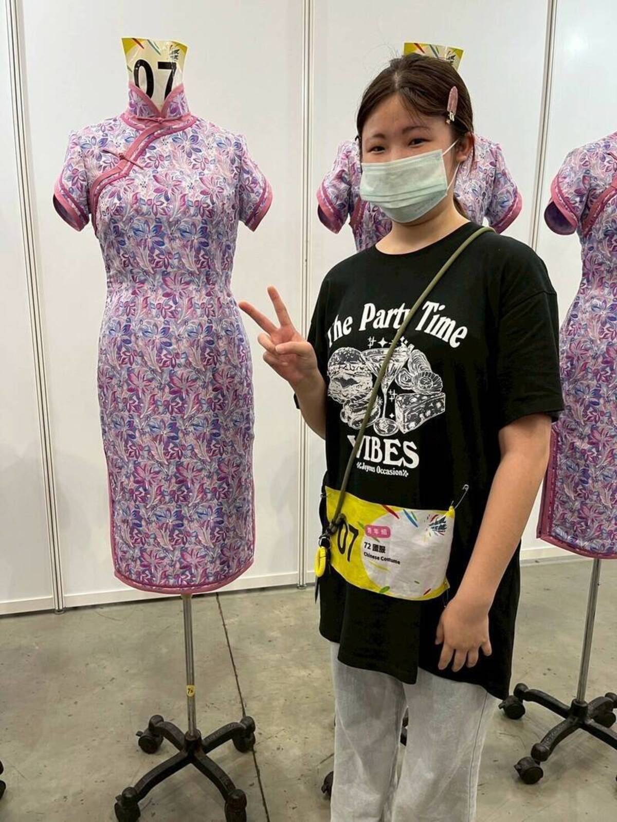 中壢家商學生董謙霈在比賽中展現了堅韌與毅力，拿下「國服」職類銀牌