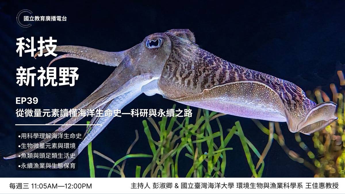 從微量元素讀懂海洋生命史—科研與永續之路
