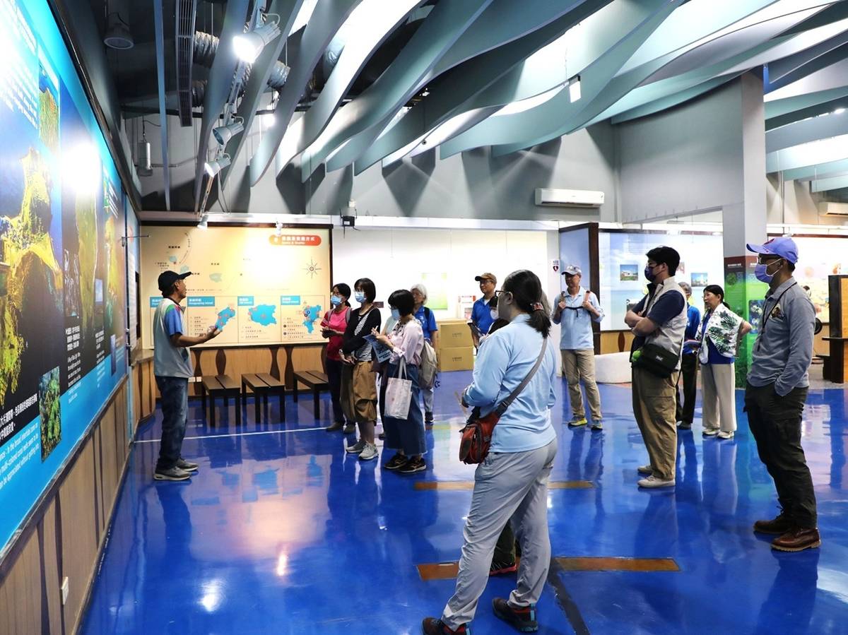 內政部國家公園署海洋國家公園管理處大廳解說展廳資源
