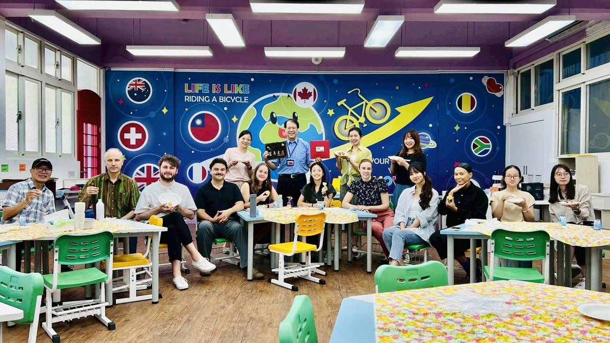 臺北市泰北國際雙語學校小學部為外籍教師舉辦中秋節聯歡活動