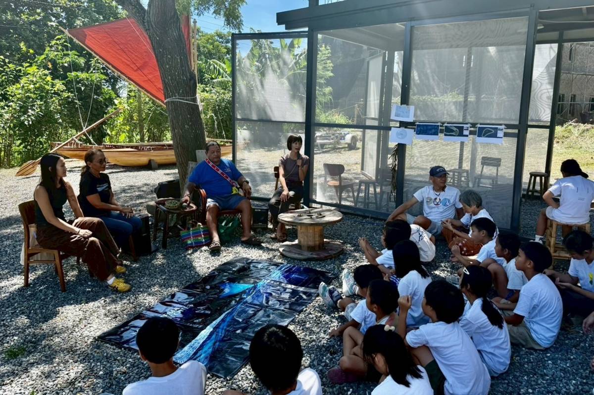 史前館協助於關島記錄首位臺灣航海家取得Pwo授證的歷史時刻，也進一步邀請Ali Haleyalur來臺，促進與東海岸航海社群的交流與共學。