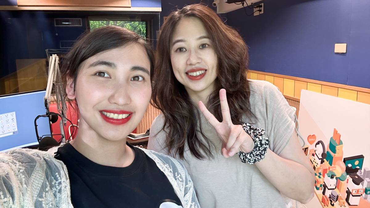 與美麗的詹雅菁老師合照～