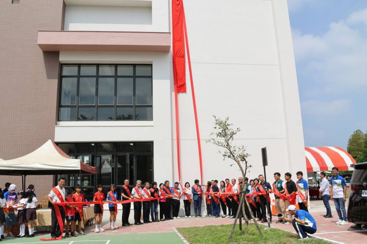 北港北辰國小活動中心今天啟用