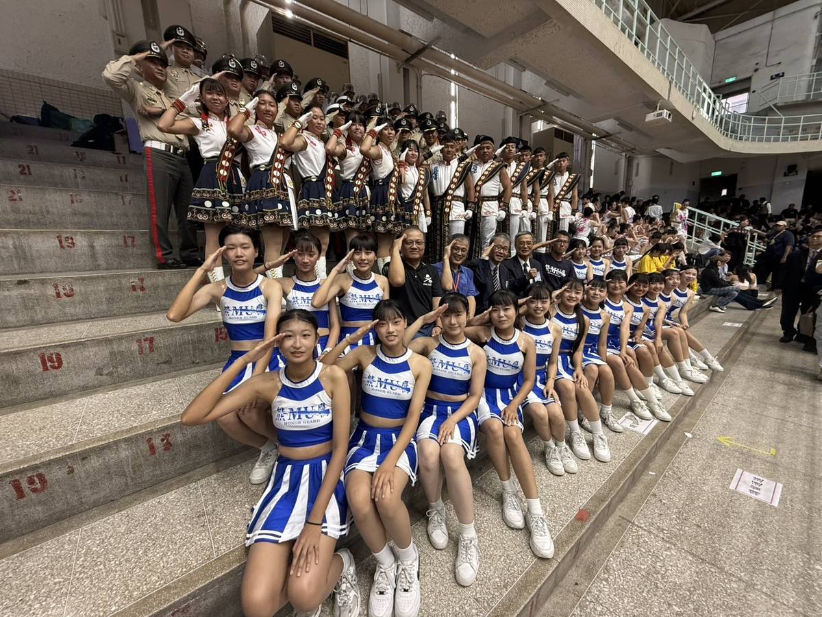 美和科技大學雄鷹儀隊 (教育部提供)