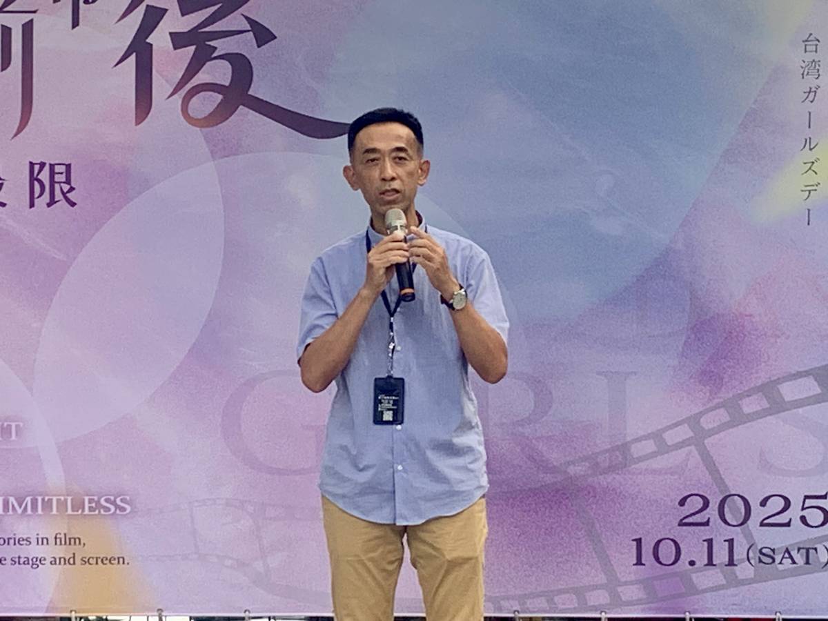 國父紀念館館長王蘭生致詞 (記者攝)