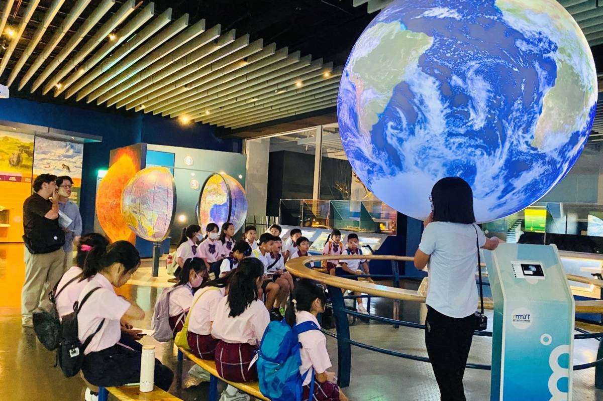 北市泰北國際雙語學校四年級學生前往基隆海洋科技博物館，進行海洋教育雙語戶外教學
