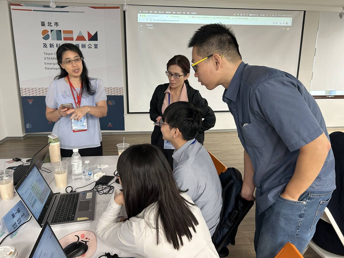 為提升學校教育人員對AI應用的理解與實作能力，臺北市教育局啟動雙軌培訓模式