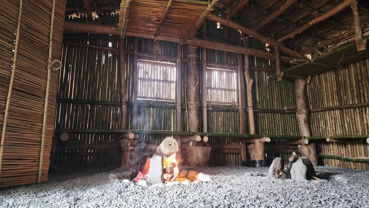 家屋依循傳統工法建置，營造原汁原味的文化學習場域