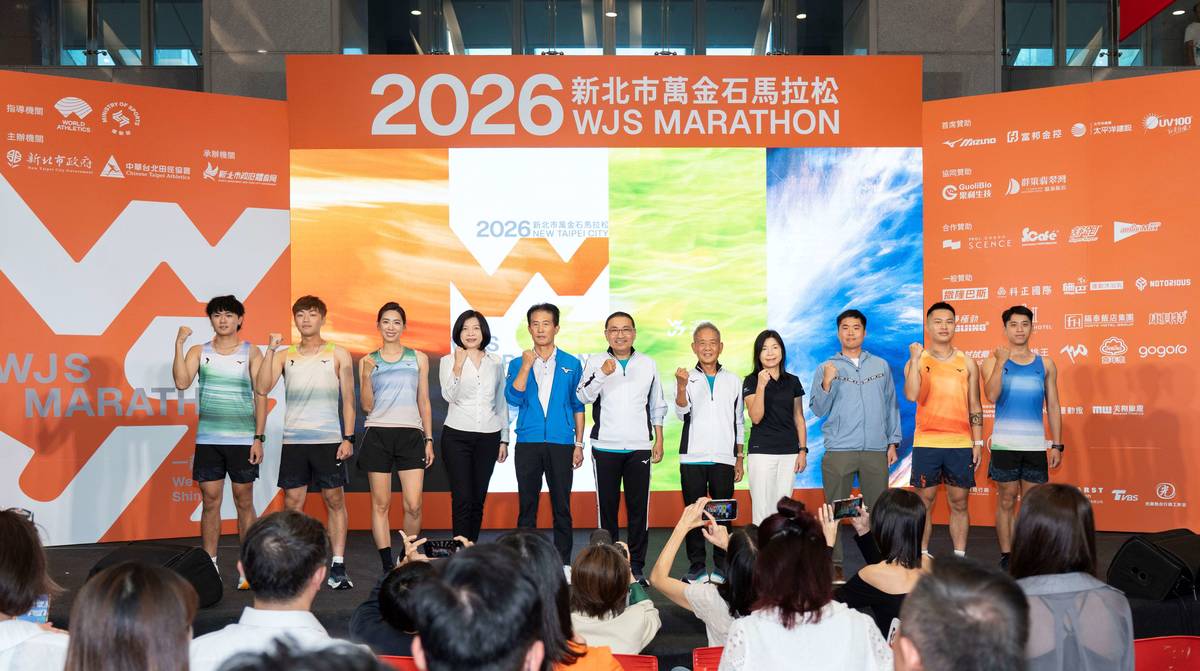 侯友宜提到，運動平權已經是趨勢，新北市落實SDGs，透過萬金石想要再次傳達每個人都有平等運動權的精神.