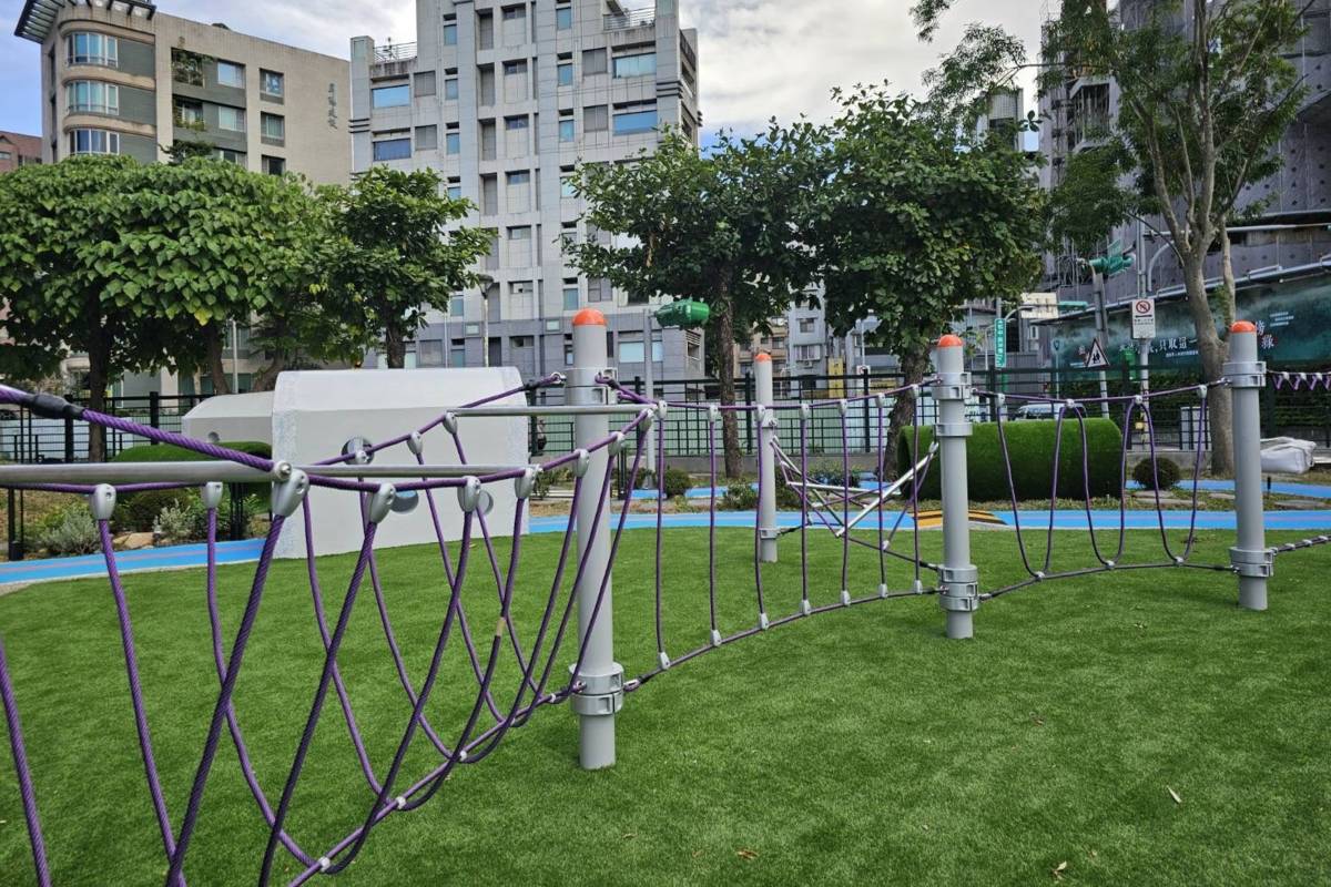 除了單車賽道，還建置體健與挑戰設施