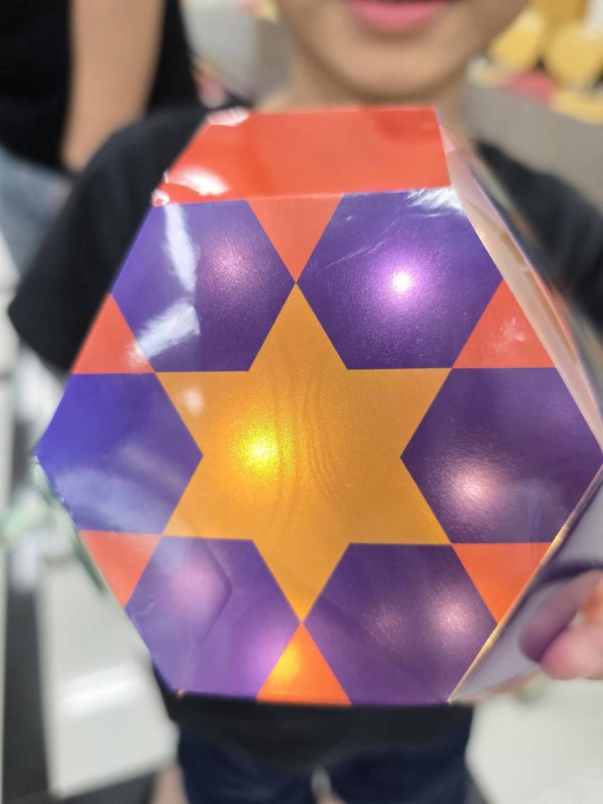 小朋友動手創作顏色與對稱圖形的伊斯蘭燈