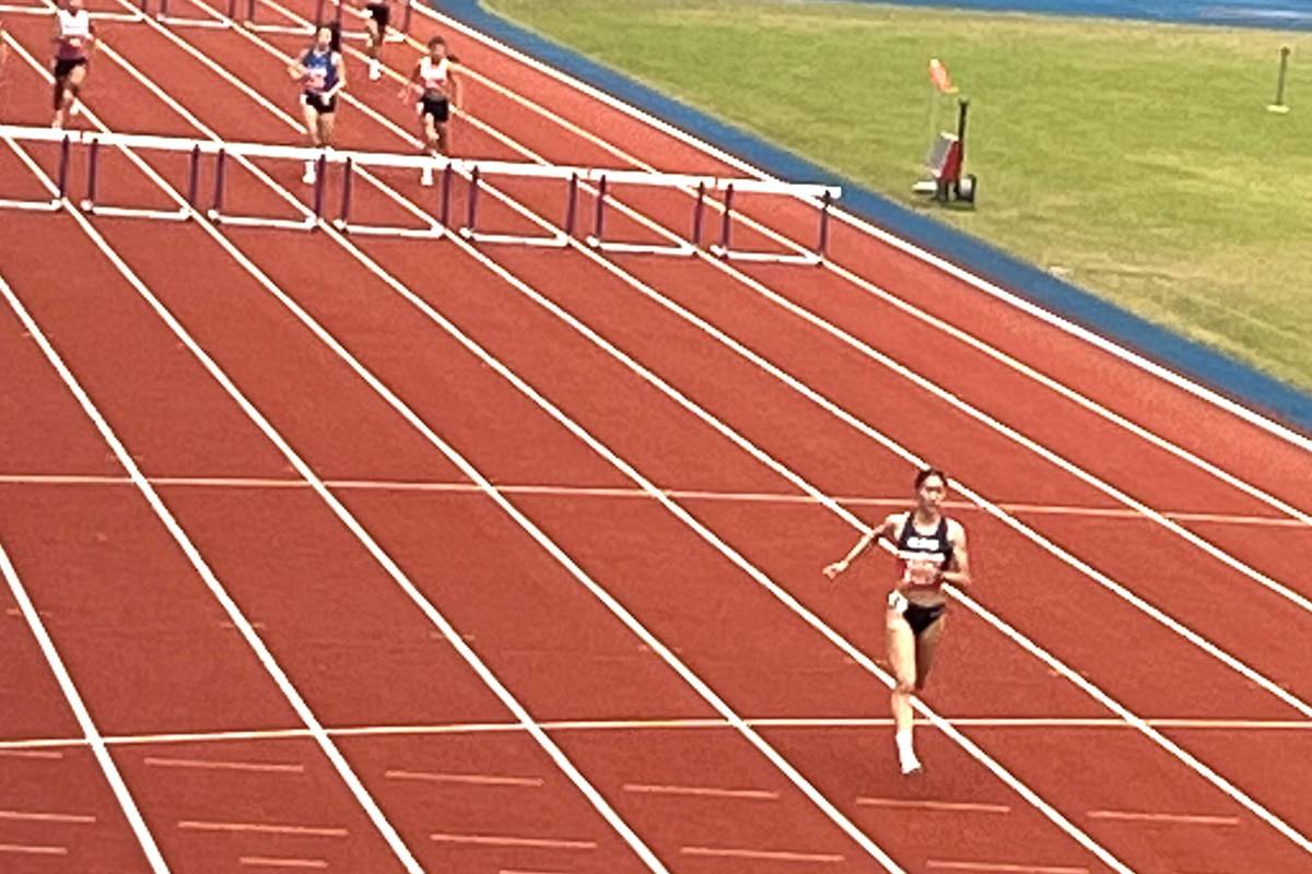 臺東縣代表隊女子田徑好手「跨欄女神」羅佩琳，在400公尺跨欄以57秒68率先衝線，並打破自己106年全運會所保持58秒15的大會紀錄，為臺東再添一金。