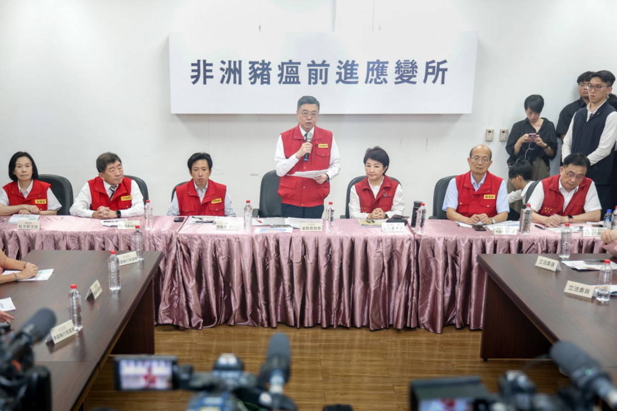 卓榮泰院長: 區塊圍堵非洲豬瘟 斃死豬肉不會流入市場