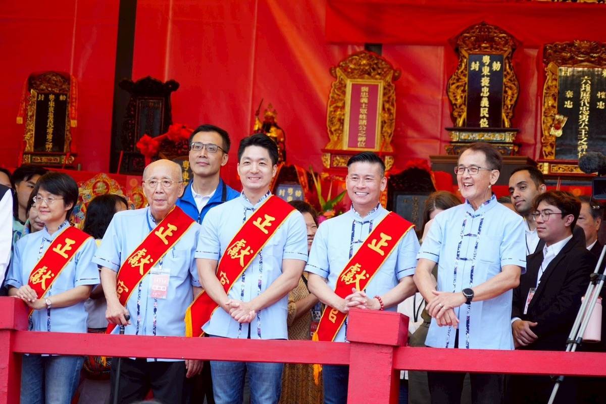 臺北市長蔣萬安擔任主祭官(臺北市政府秘書處提供)