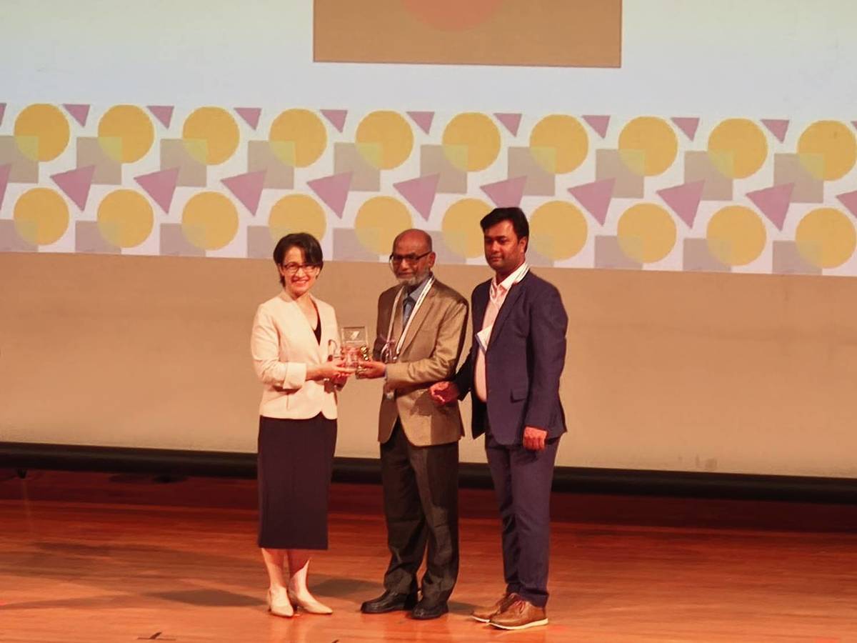 蕭美琴副總統頒發亞智盟星槎獎（AFID Kaoru Star Raft Awards），孟加拉的代表單位獲此殊榮。