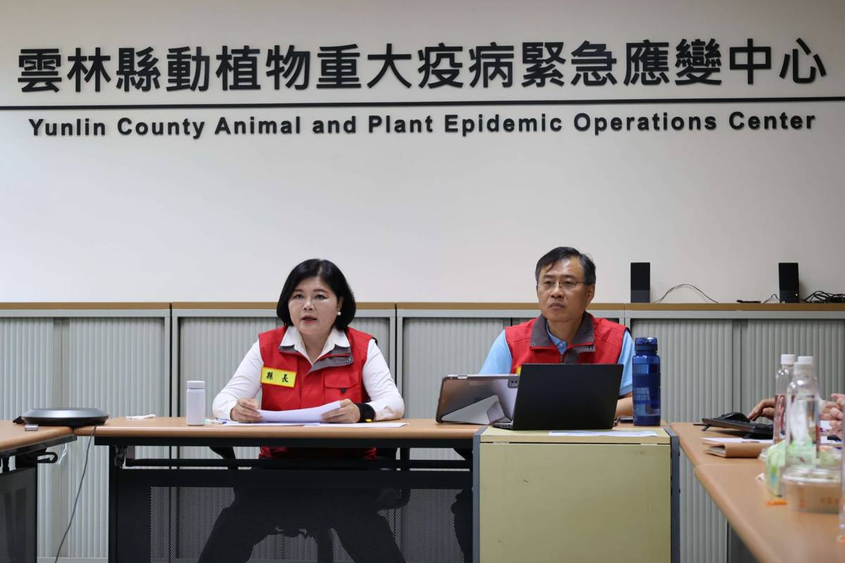 雲林縣長張麗善（圖左）建議 全國禁止廚餘養豬 讓臺灣養豬業永續發展