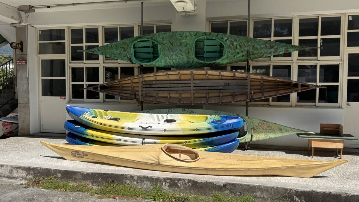 長濱國中的海洋課程裡有「自力造舟」