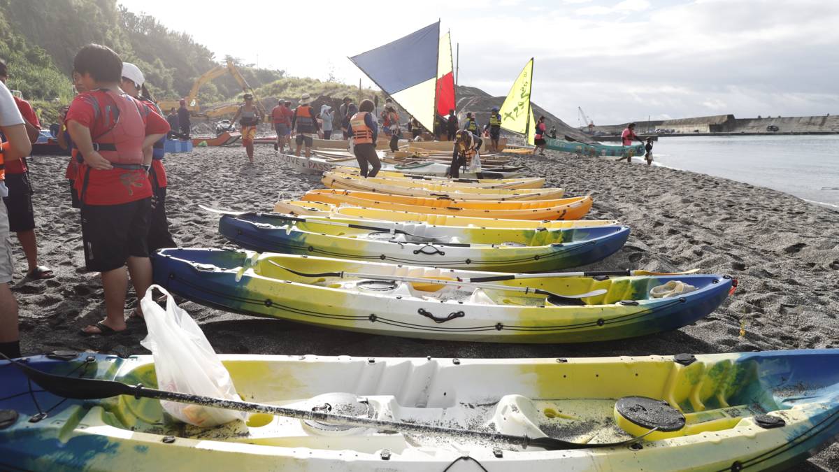 長濱國中海洋課程(長濱國中提供)