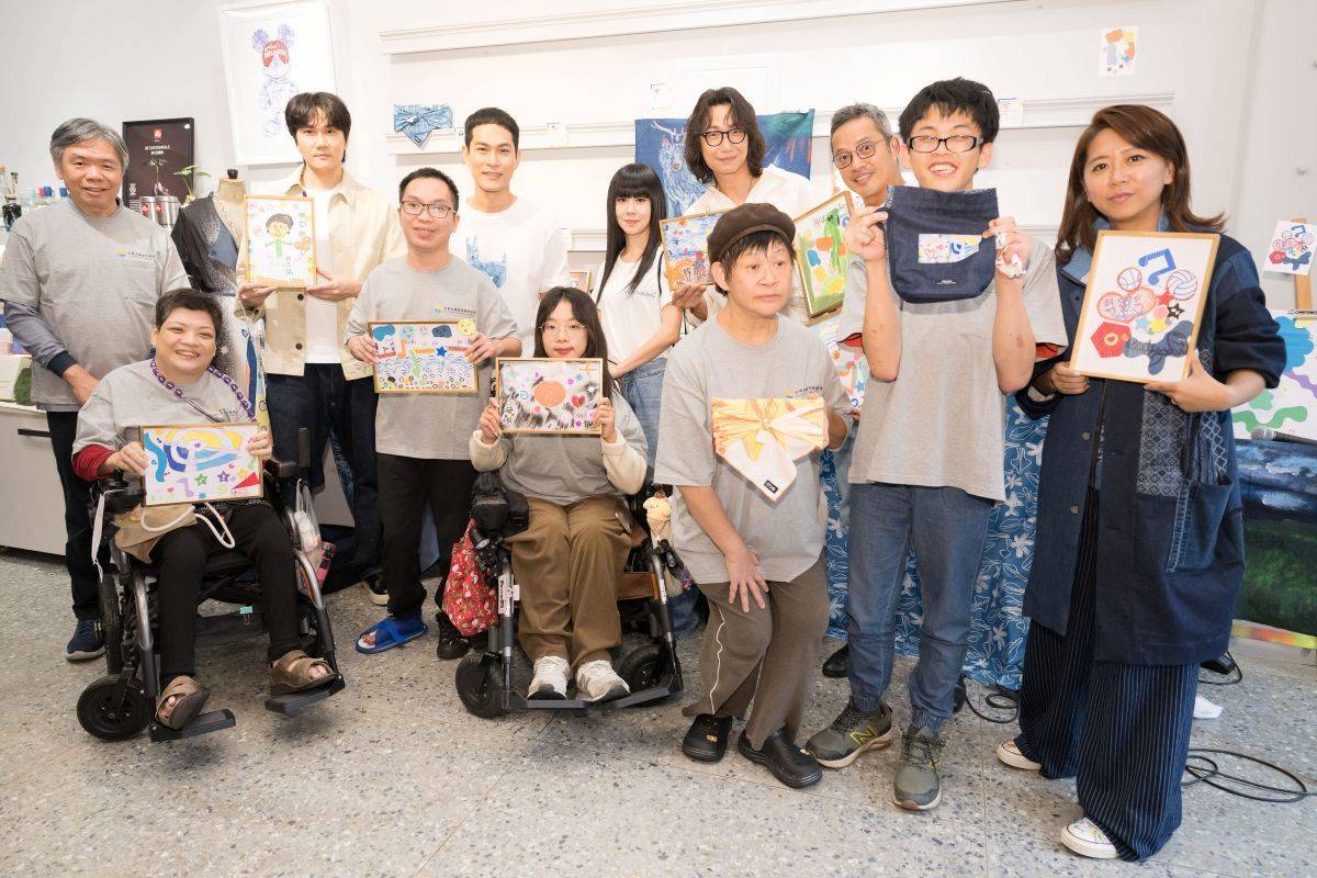 「相信愛－共創繪畫工作坊」，讓腦麻青年與藝人白安、宇宙人樂團一同創作

