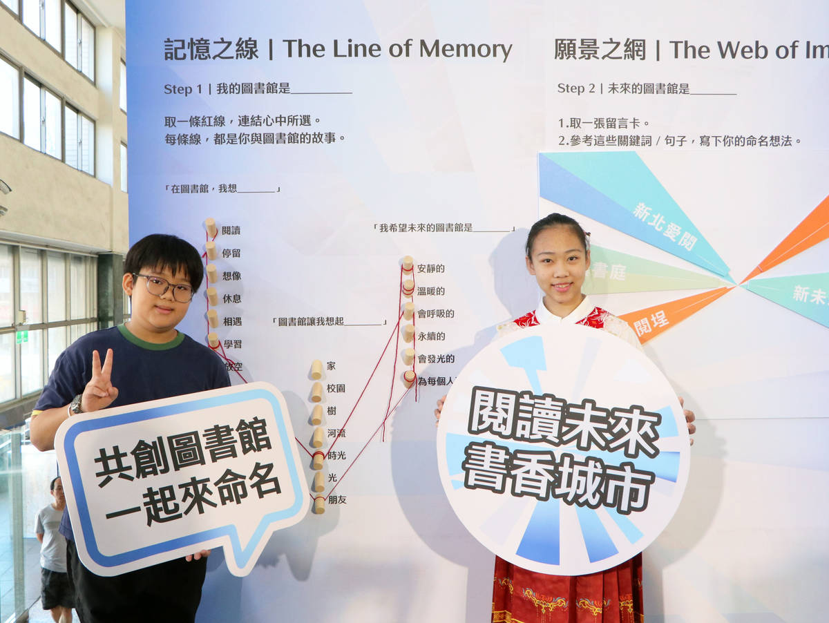 新北市圖第二總館預計於民國120年完工，邁向新的里程碑，為提升市民的參與感，特別規劃命名活動