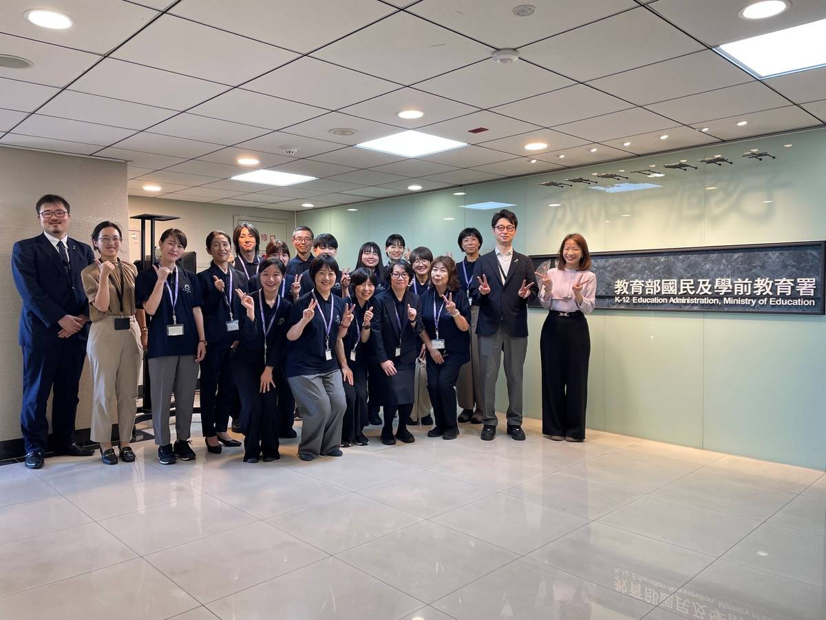 第10期日語合作夥伴抵臺 (教育部提供)