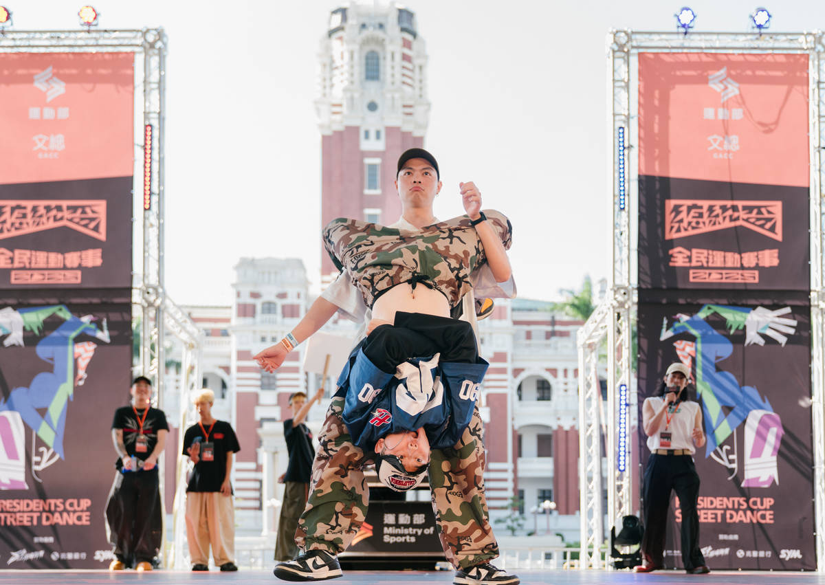 國內首次在總統府前辦理街舞盛會。(運動部提供)