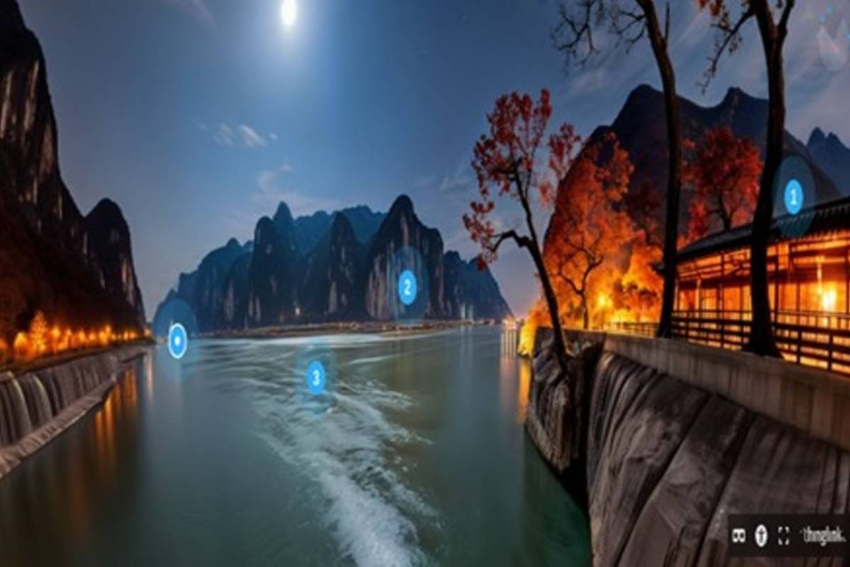 中市光華高工VR＋AI重現〈赤壁賦〉詩意長江（圖:光華高工提供）