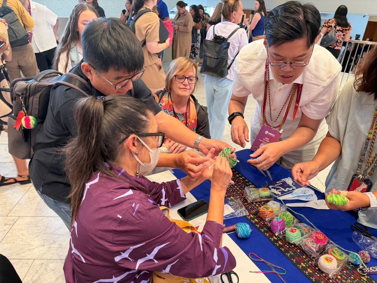 阿美族傳統毛球手作體驗分享及互動