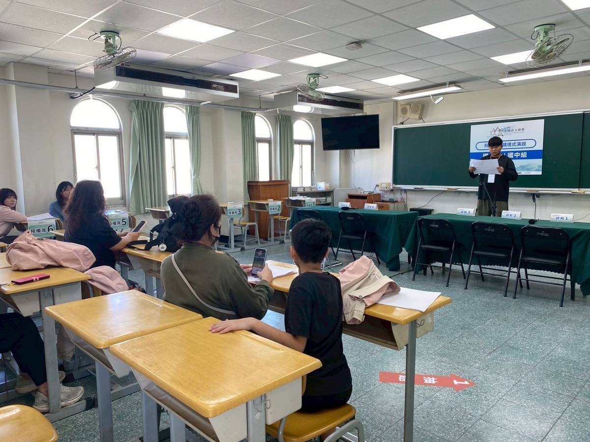 競賽員走位 (教育部提供)